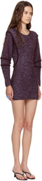 Eckhaus Latta Purple Pallas Minidress