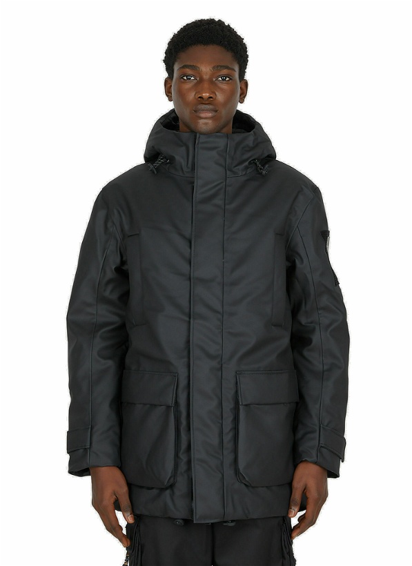 Photo: Glacial Hooded Parka Jacket in Black