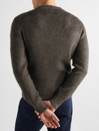 TOM FORD - Wool, Mohair and Silk-Blend Sweater - Brown