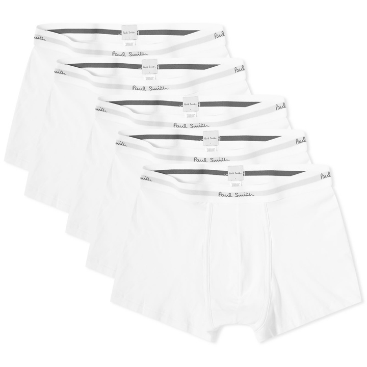 Photo: Paul Smith Men's Trunk - 5-Pack in White