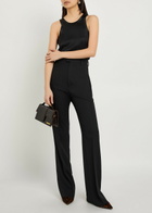Armarium Carlo Straight-leg Wool Trousers Black