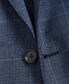 Brooks Brothers Men's Regent Fit Plaid 1818 Suit | Dark Blue