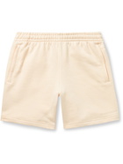 ADIDAS CONSORTIUM - Pharrell Williams Basics Wide-Leg Loopback Cotton-Jersey Shorts - Neutrals