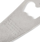 Maison Margiela - Tabi Engraved Silver-Tone Key Ring - Silver