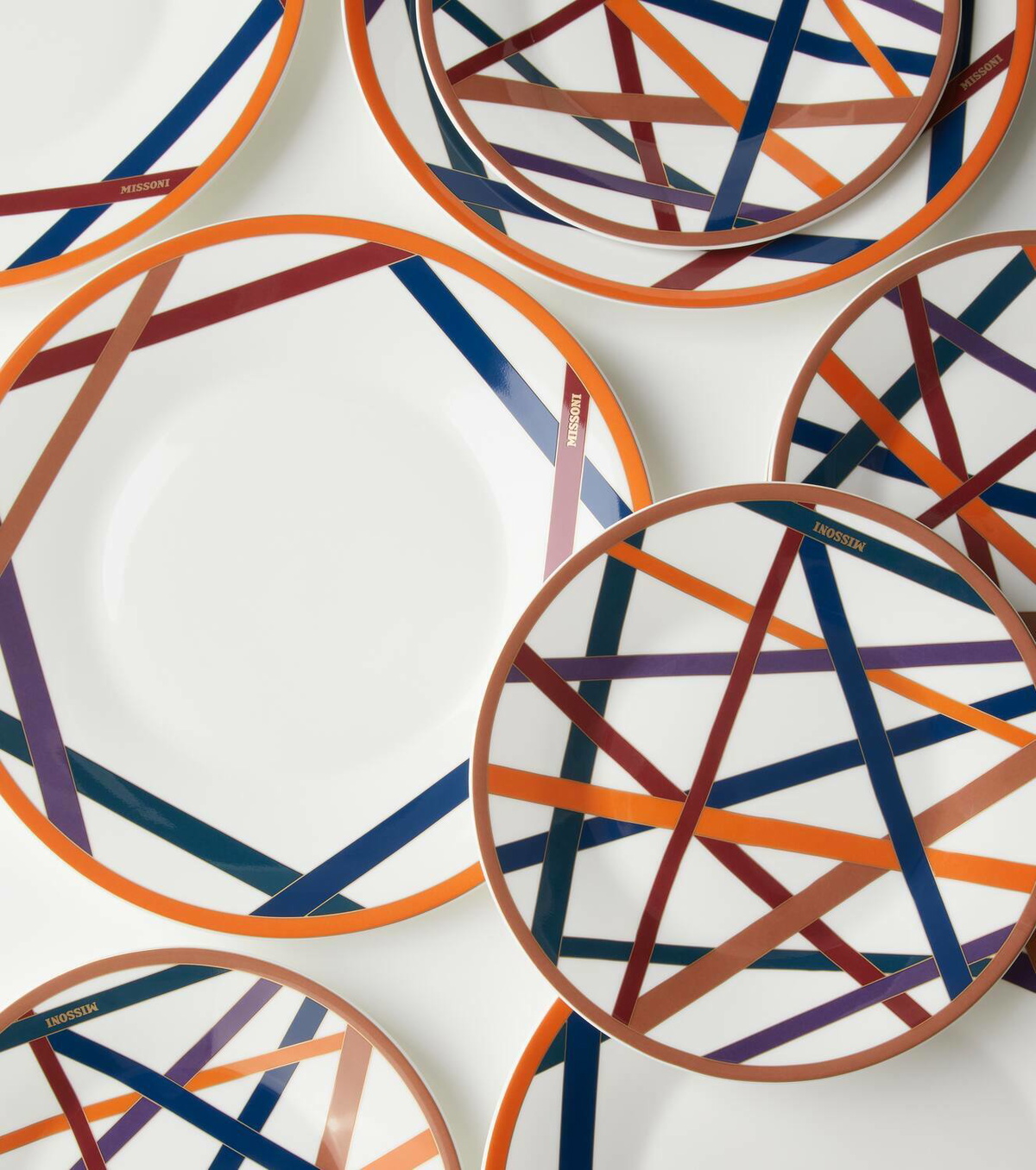 Missoni Nastri set of 6 dinner plates