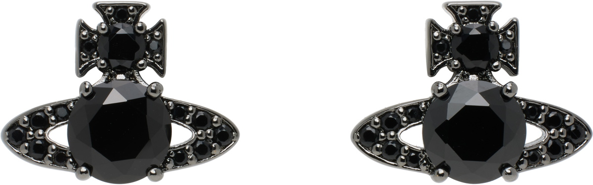 Vivienne Westwood Gunmetal Ismene Earrings Vivienne Westwood