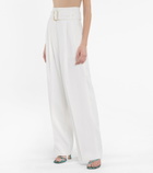 Golden Goose - Cleofe belted high-rise wide-leg pants