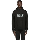 ADER error SSENSE Exclusive Black Tape Logo Hoodie