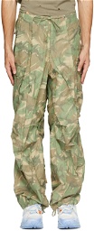 Sankuanz Green Camo Military Cargo Pants
