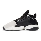 Y-3 White and Black James Harden Edition BYB BBALL Sneakers