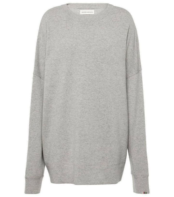 Photo: Extreme Cashmere N°315 Sweat cashmere-blend sweatshirt