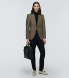 Tom Ford Atticus houndstooth wool-blend blazer