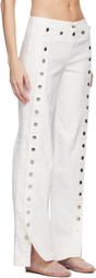 Staud White Carter Jeans