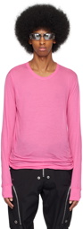 Rick Owens Pink Basic Long Sleeve T-Shirt