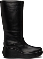 Raf Simons Black Leather Boots