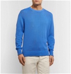 Anderson & Sheppard - Slim-Fit Cotton Sweater - Blue