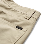 Loro Piana - Slim-Fit Stretch-Cotton Trousers - Neutrals