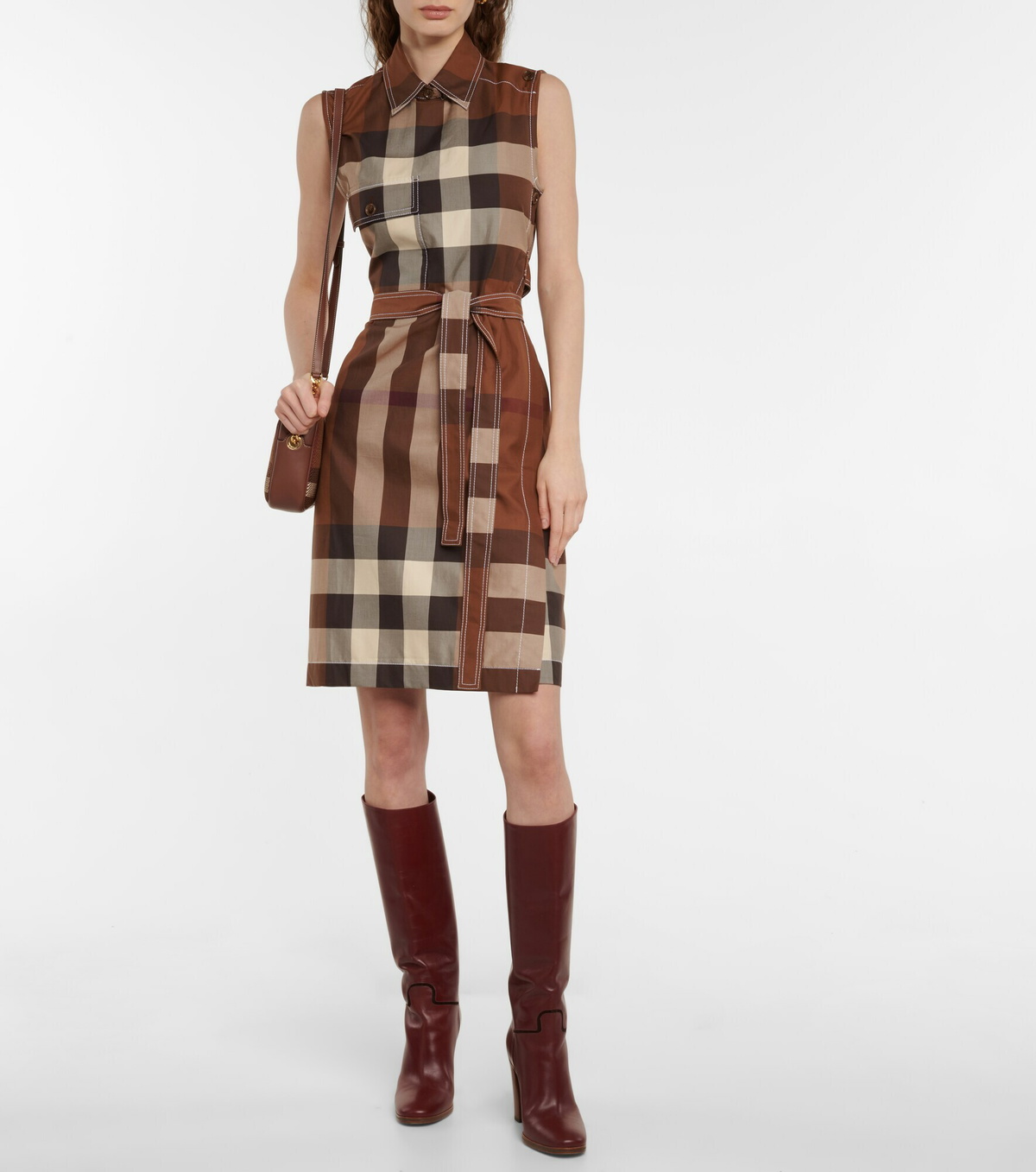 Burberry - Vintage Check cotton shirt dress Burberry Burberry - Vintage Check cotton shirt dress Burberry