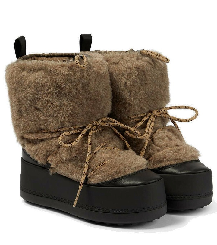 Photo: Max Mara Teddy shearling ankle boots