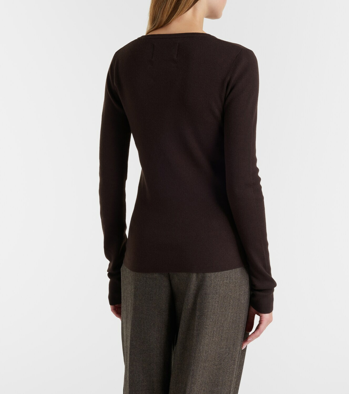 Extreme Cashmere N°392 Eel cotton and cashmere top