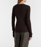 Extreme Cashmere N°392 Eel cotton and cashmere top
