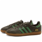 Adidas Samba OG Sneakers in Dark Brown/Preloved Green/Gum