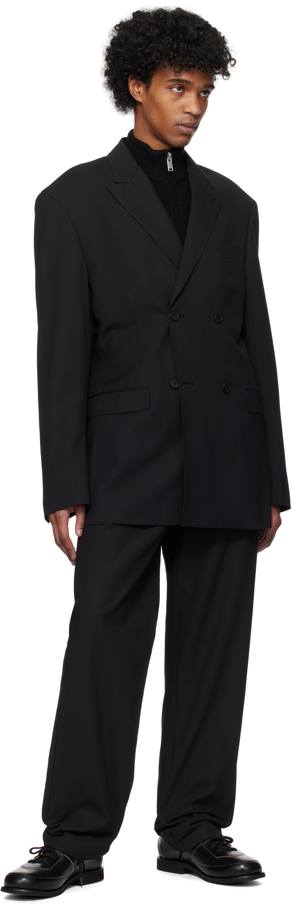 Han Kjobenhavn Black Double Breasted Blazer