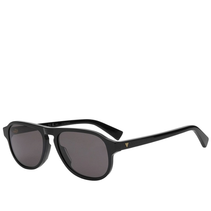 Photo: Bottega Veneta Eyewear Men's BV1292S Sunglasses in Black/Grey