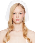 DU CIEL SSENSE Exclusive Bridal Capsule Dragee Mini Veil