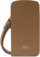 A.P.C. Beige James Pouch