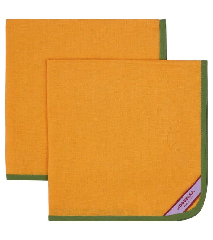Photo: La DoubleJ Rainbow Zafferano Large set of 2 napkins