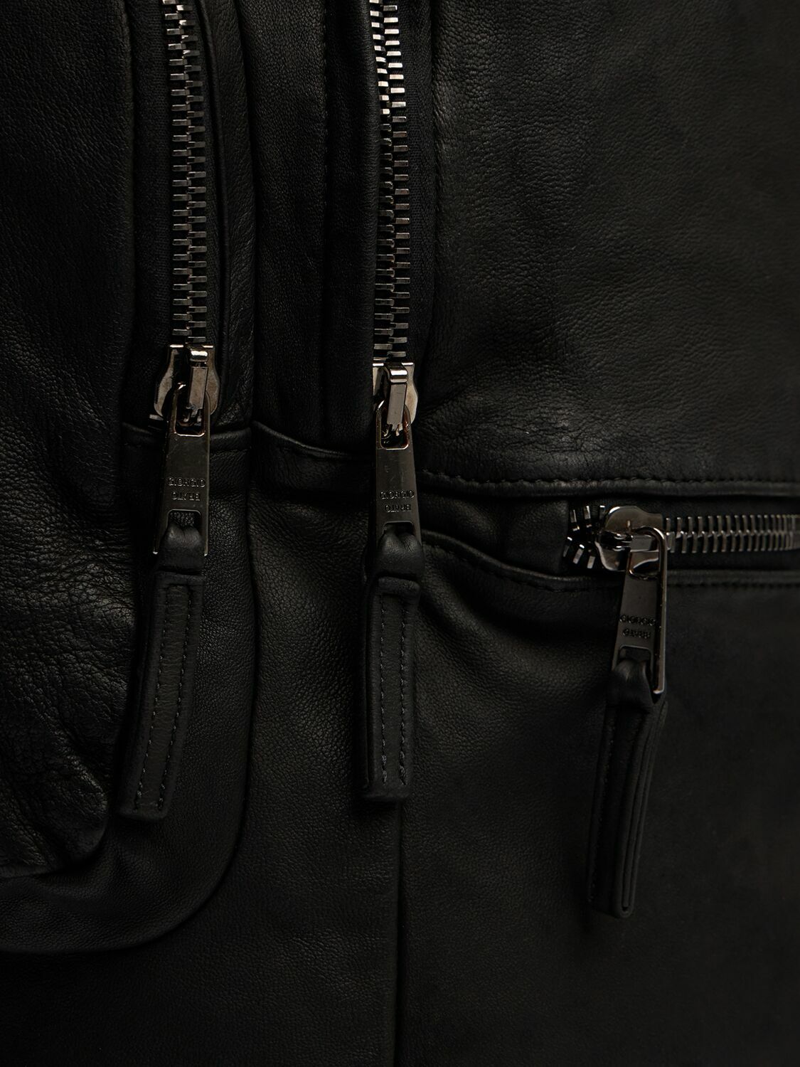 GIORGIO BRATO Brushed Leather Weekend Backpack Giorgio Brato