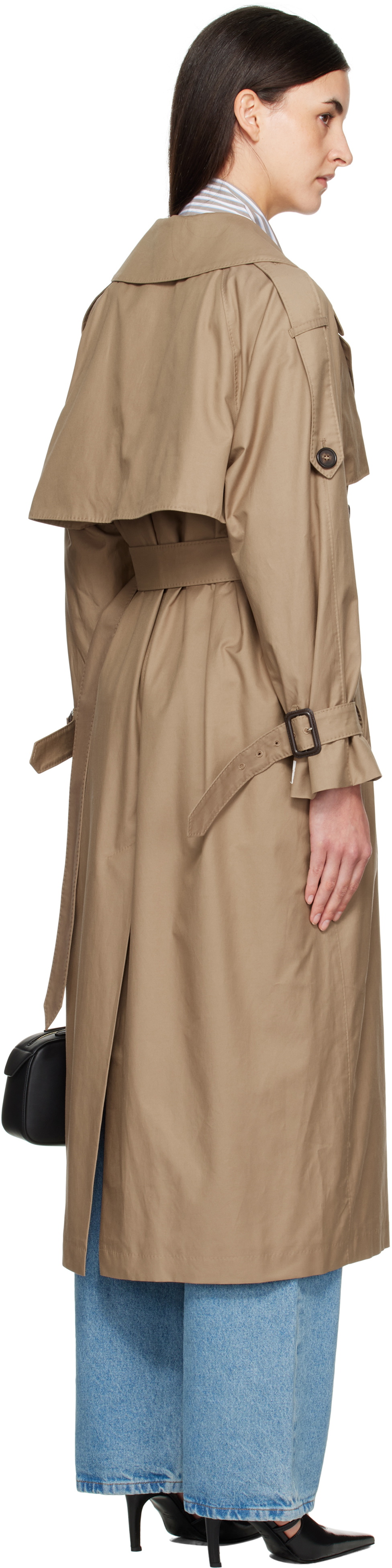 Max Mara Tan Otello Trench Coat