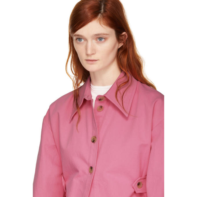 Studio Nicholson Pink Mizuna Waisted Utility Jacket Studio Nicholson
