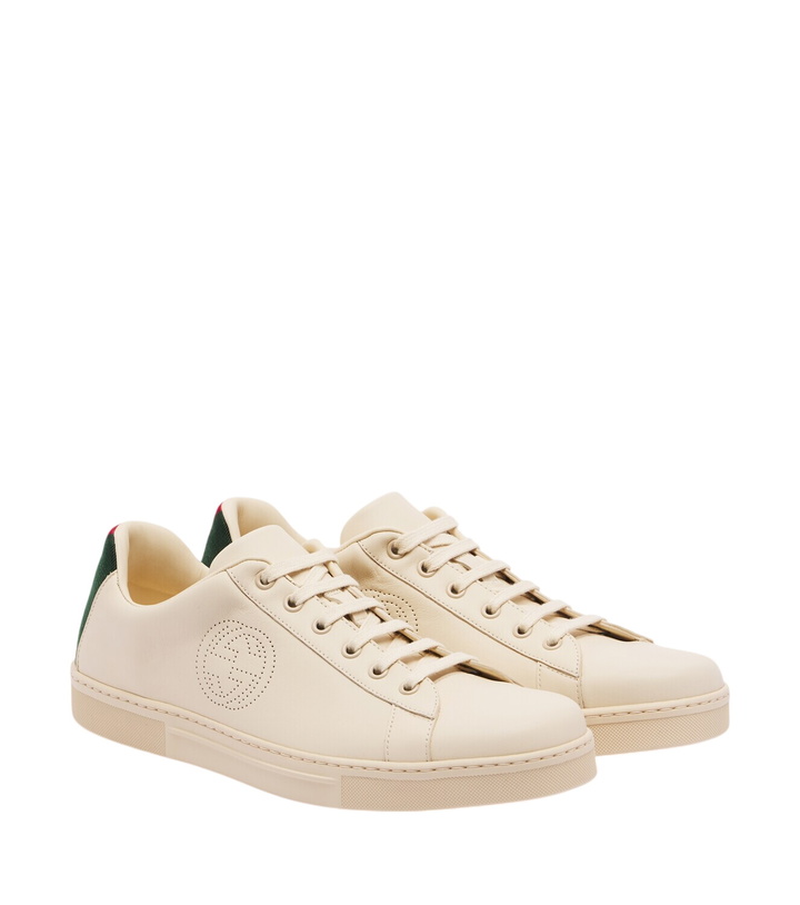 Photo: Gucci Ace Web Stripe leather sneakers