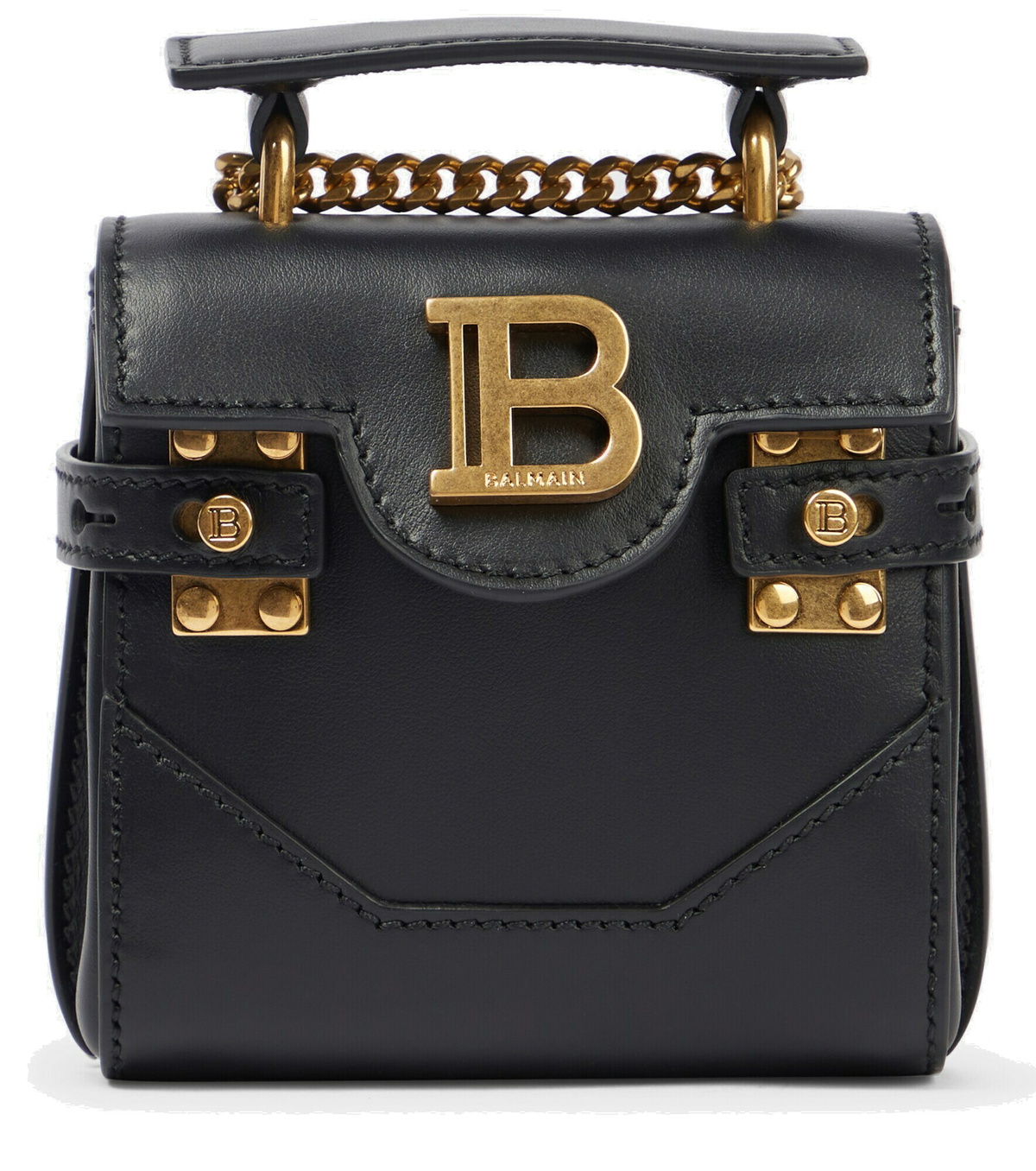 Balmain - B-Buzz Mini Leather Shoulder Bag Balmain