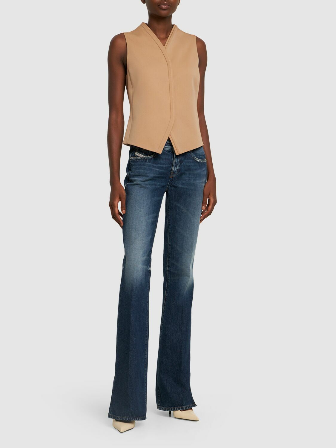 GIORGIO ARMANI - Silk Crepe Vest Giorgio Armani