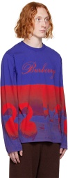 Burberry Blue & Red Swan Sweatshirt