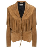 Saint Laurent Fringed suede jacket
