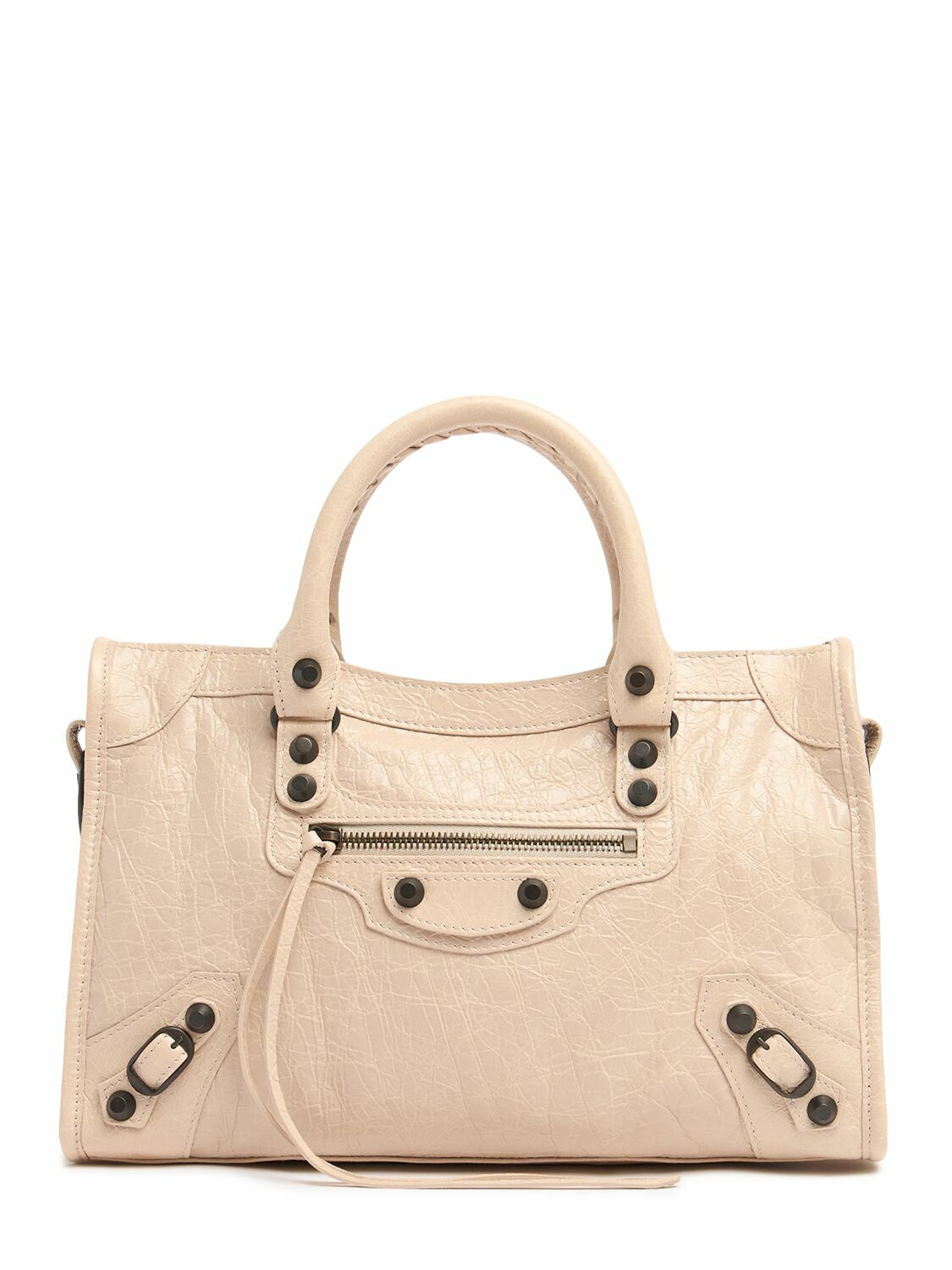 ハンドバッグ Balenciaga Le City Mini Handbag In Arena Storico Leather BALENCIAGA Mini Le City Arena Lamb Bag Balenciaga