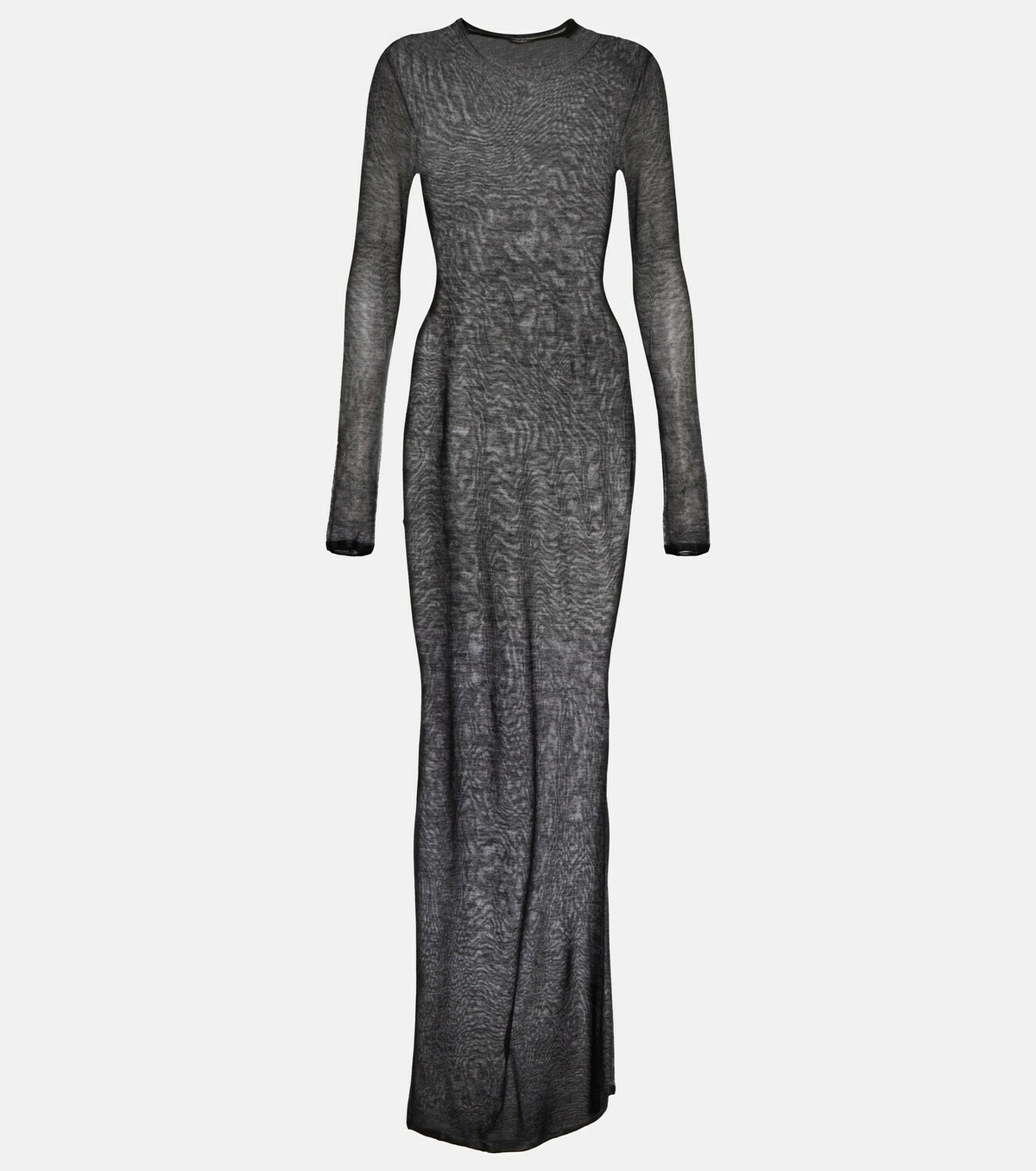 ysl long sequin dress Tom Ford for Yves Saint Laurent F/W 2002 Black Sequin Embellished Dress Fr. 38