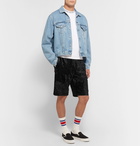 Neighborhood - Faux Fur Shorts - Men - Black