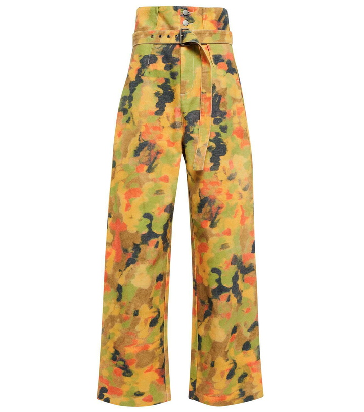 Photo: Philosophy di Lorenzo Serafini Camouflage straight jeans