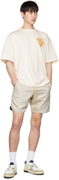 Rhude Gray Checker PJ Shorts