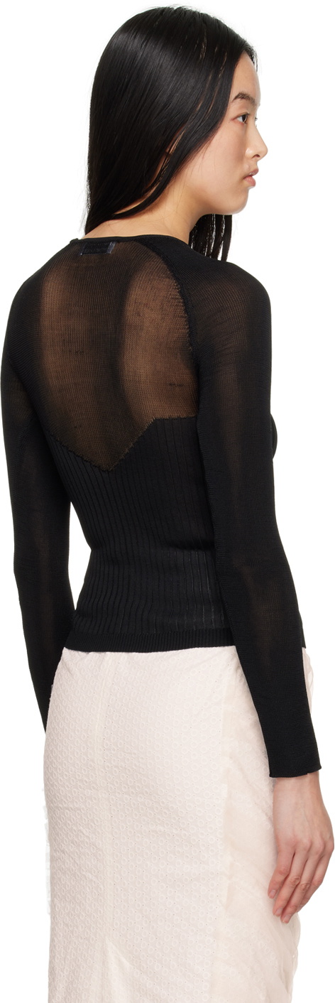 Renaissance Renaissance Black Chynzia Long Sleeve T-Shirt