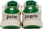 Palm Angels Off-White & Green University Sneakers