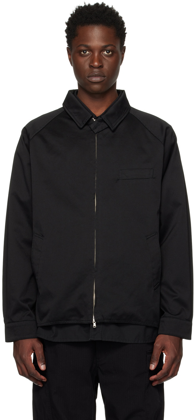 nanamica Black Crew Jacket Nanamica