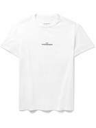 Maison Margiela - Logo-Embroidered Cotton-Jersey T-Shirt - White