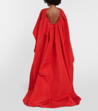 Carolina Herrera Cape silk gown