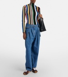 Loewe Ballet Runner 2.0 suede-trimmed sneakers